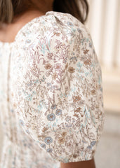 Cleo Cream Floral Dress