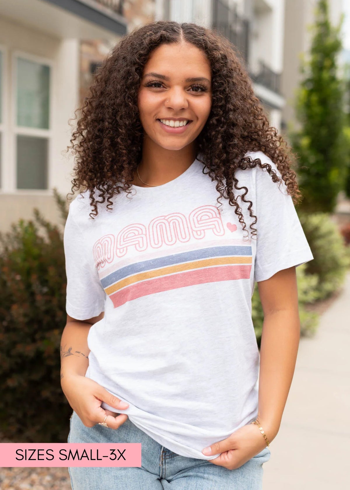 Mama Ash Grey Tee