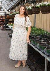Holland Cream Floral Dress