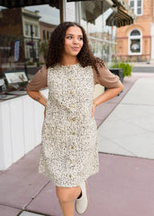 Riley Leopard Print Dress