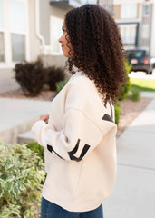 Be Yourself Cream Pullover
