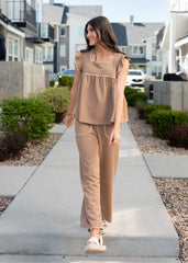 Addison Brown Top