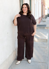 Oaklyn Dark Brown Top