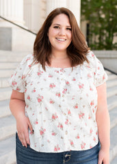 Rosie Ivory Floral Top