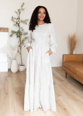 Shelby White Floral Dress