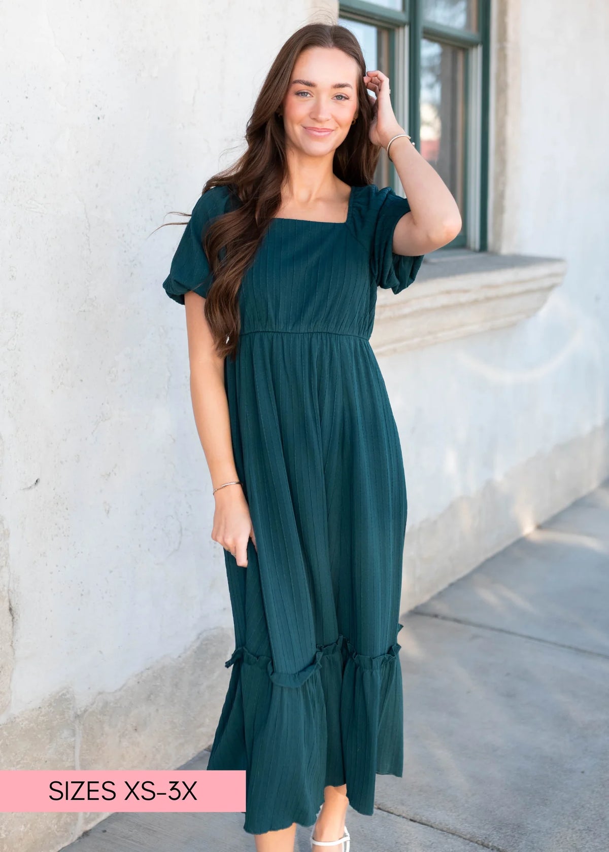 Sophia Forest Green Dress