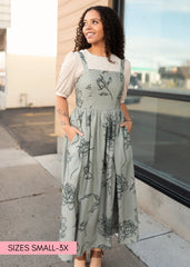 Scarlett Sage Floral Dress
