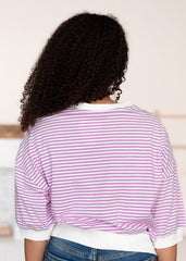 Oaklynn Pink Stripe Top