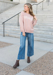 Happiness Blush Sweater