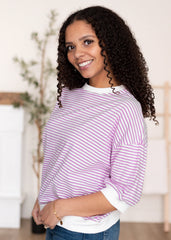 Oaklynn Pink Stripe Top