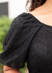 Misty Black Lace Dress