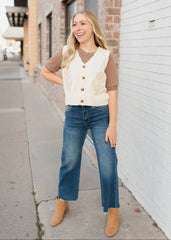Lyra Flower Patch Sweater Vest