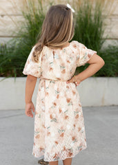 Alina Floral Lace Little Girls Dress