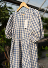 Rachel Blue Gingham Dress