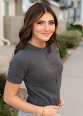 Annette Charcoal Sweater