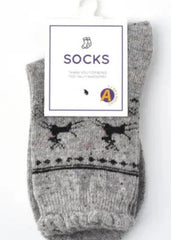 Rory Grey Deer Socks