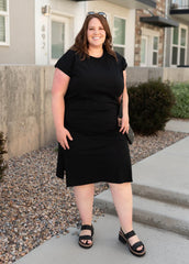 Colleen Carbon Black Dress