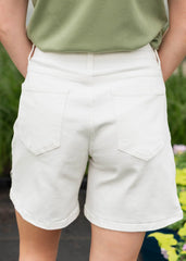Jamie White Denim Bermuda Shorts
