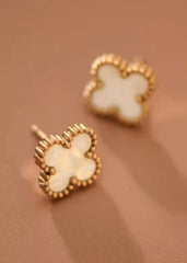 Brinley 18K Clover Stud Earrings