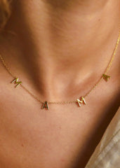 Mika 18K Mama Necklace