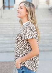 Selena Leopard Print Top