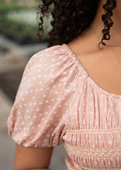 Helen Light Pink Smocked Dress