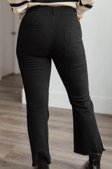 Odette Black High Rise Pants